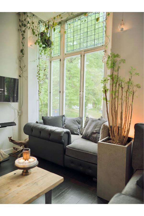 Lovely, 1898 Jugendstil Design Apartment, Old Haarlem City Centre, Fully Renovated With Parkview Near Amsterdam And Zandvoort, Bloemendaal Beach Екстер'єр фото